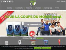 Tablet Screenshot of gobeletsgreencup.fr